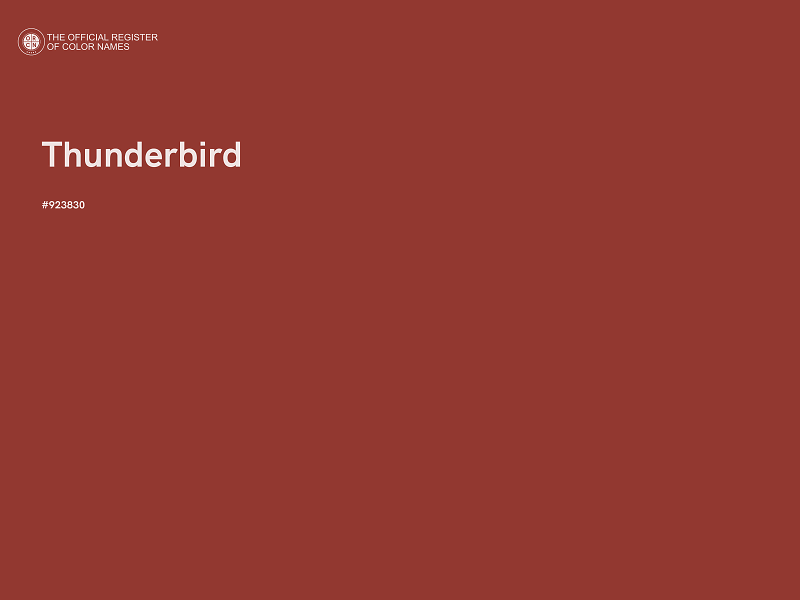 #923830 - Thunderbird color image