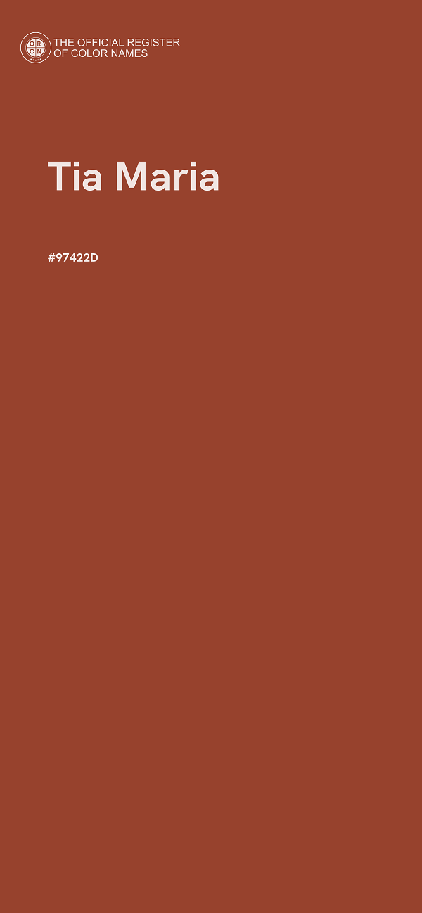 #97422D - Tia Maria color image