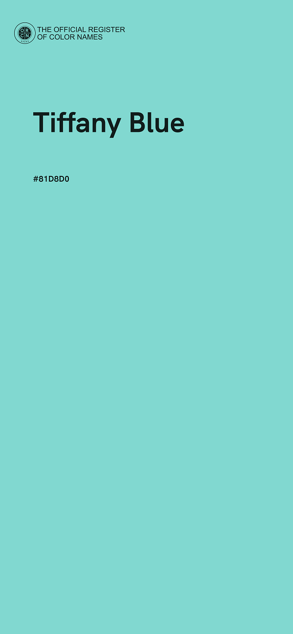 #81D8D0 - Tiffany Blue color image