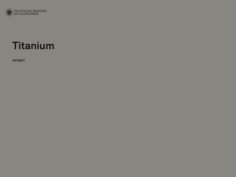 #878681 - Titanium color image