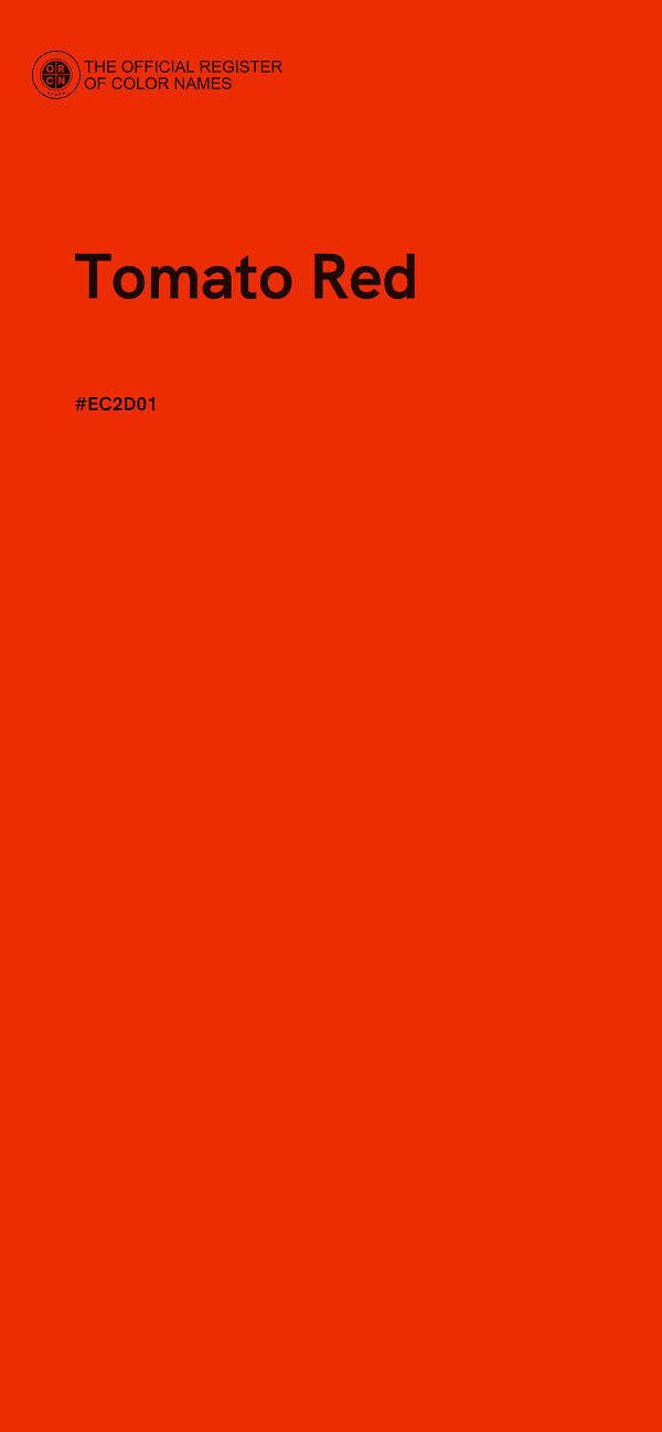 #EC2D01 - Tomato Red color image