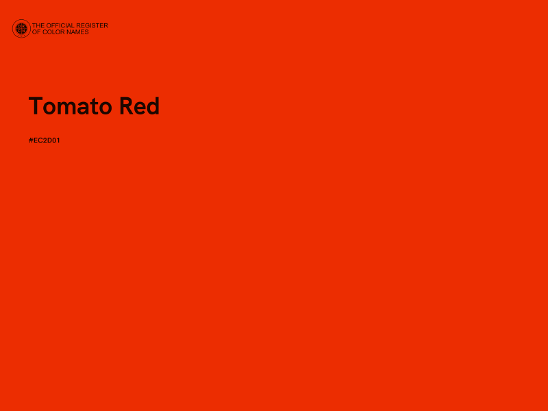 #EC2D01 - Tomato Red color image