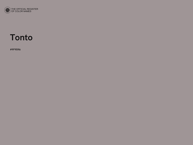 #9F9596 - Tonto color image