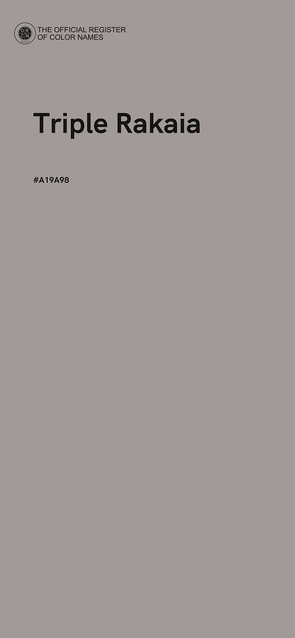 #A19A98 - Triple Rakaia color image