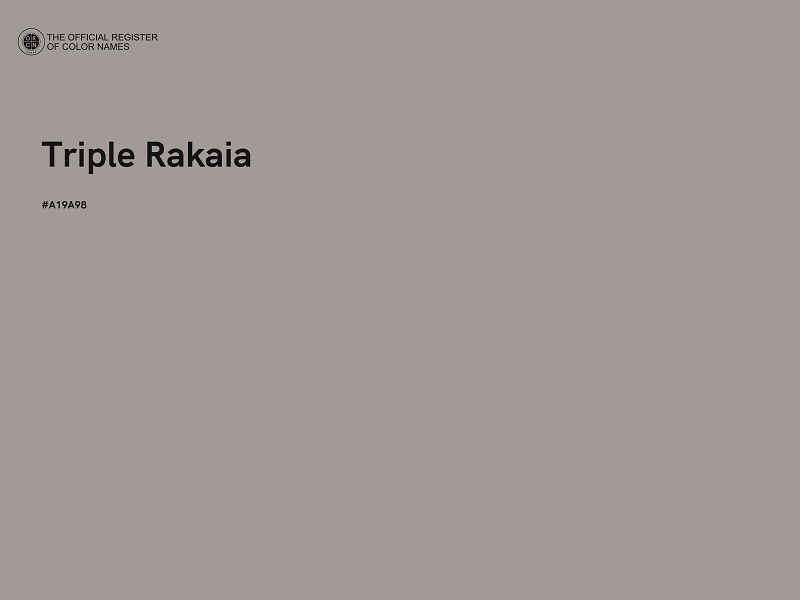 #A19A98 - Triple Rakaia color image