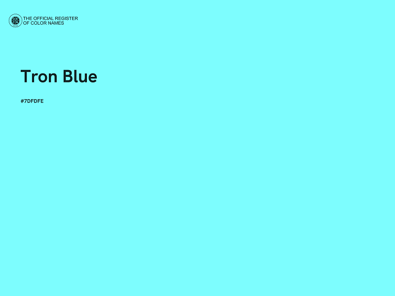 #7DFDFE - Tron Blue color image