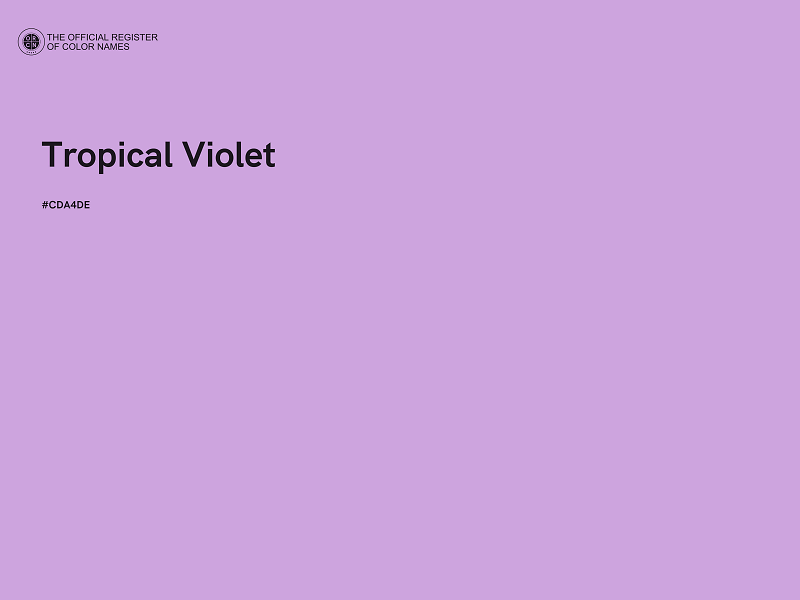 #CDA4DE - Tropical Violet color image