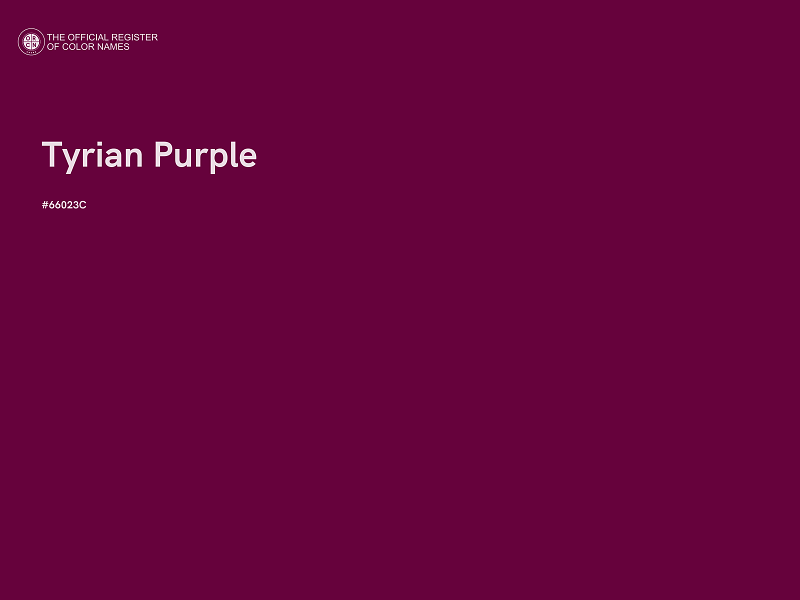 #66023C - Tyrian Purple color image