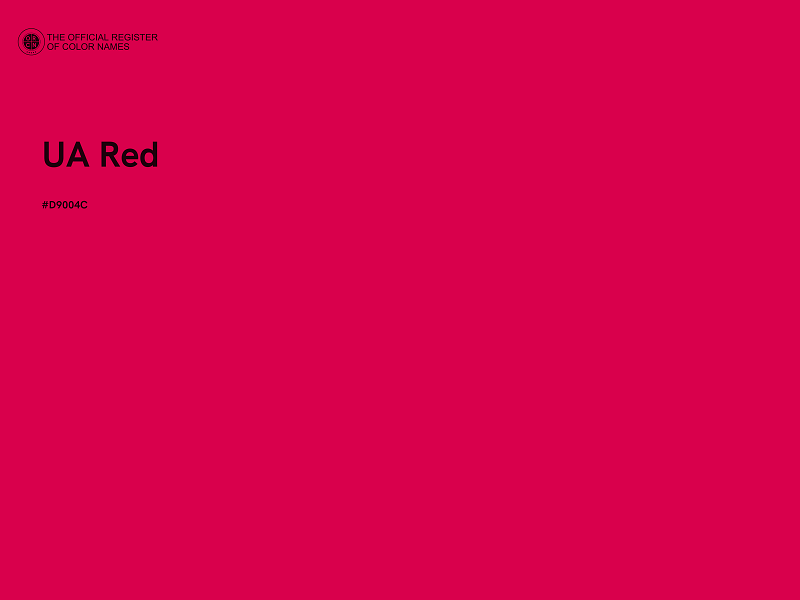 #D9004C - UA Red color image
