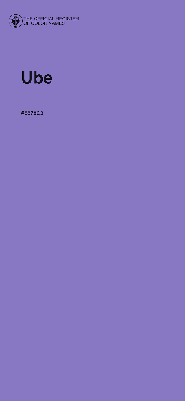 #8878C3 - Ube color image