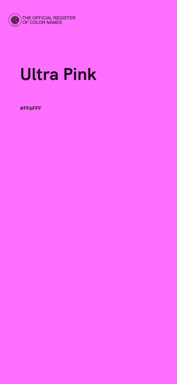 #FF6FFF - Ultra Pink color image