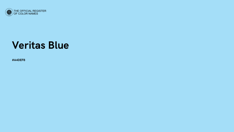 #A4DEF8 - Veritas Blue color image