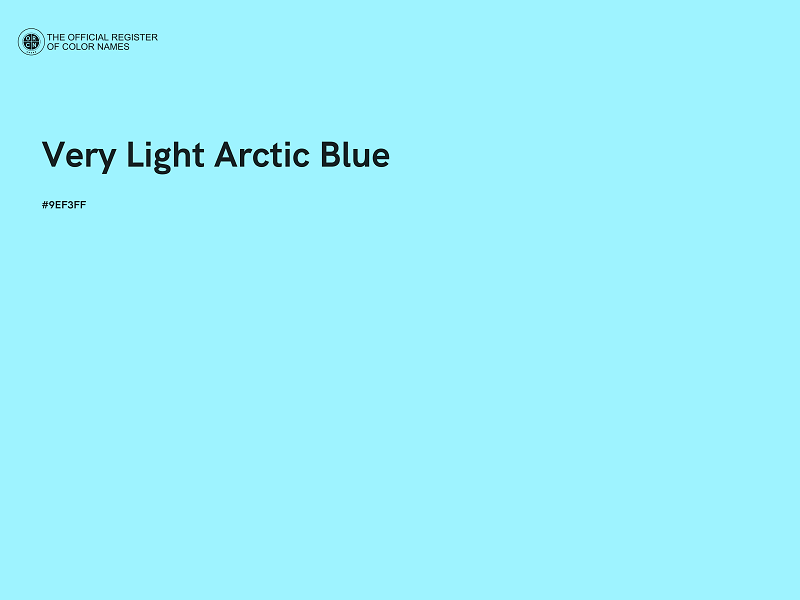#9EF3FF - Very Light Arctic Blue color image