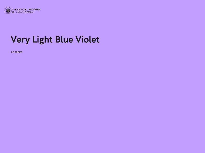 #C29EFF - Very Light Blue Violet color image