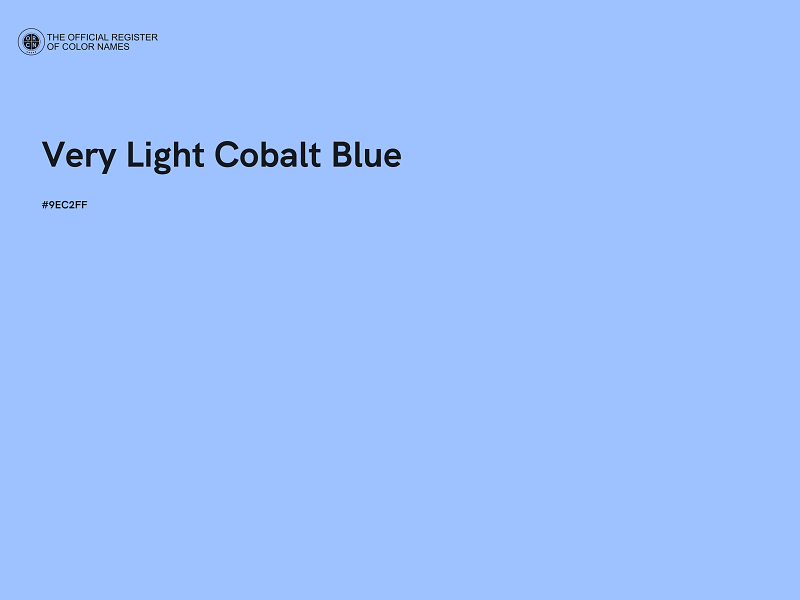 #9EC2FF - Very Light Cobalt Blue color image