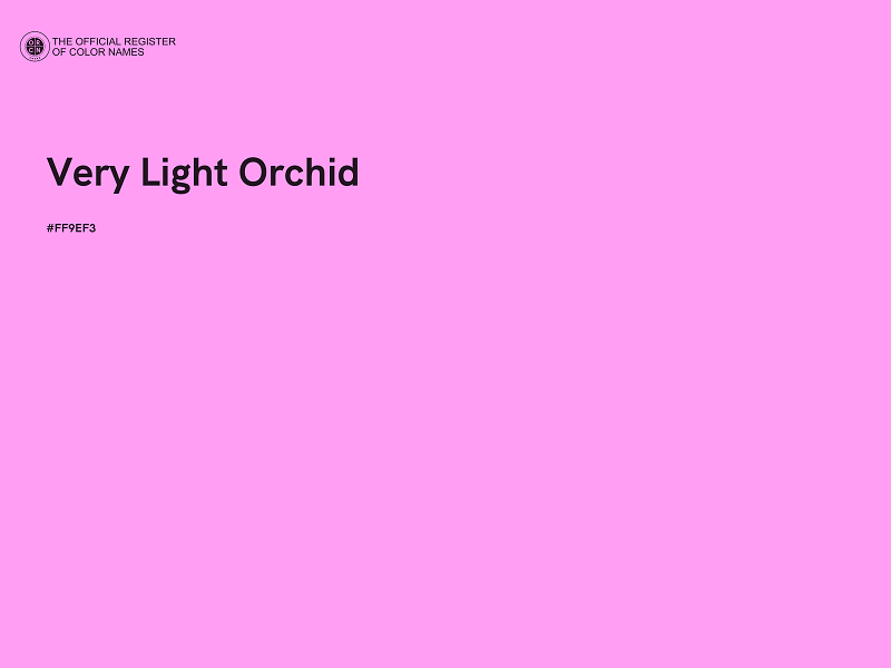 #FF9EF3 - Very Light Orchid color image