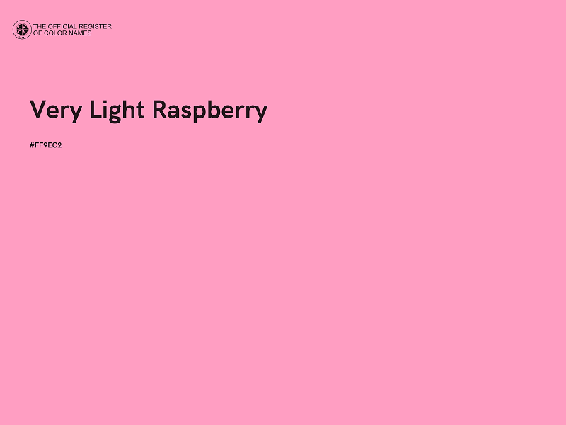 #FF9EC2 - Very Light Raspberry color image