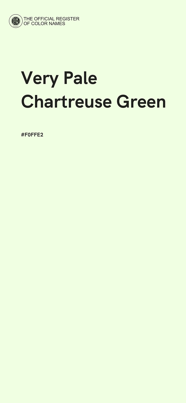 #F0FFE2 - Very Pale Chartreuse Green color image