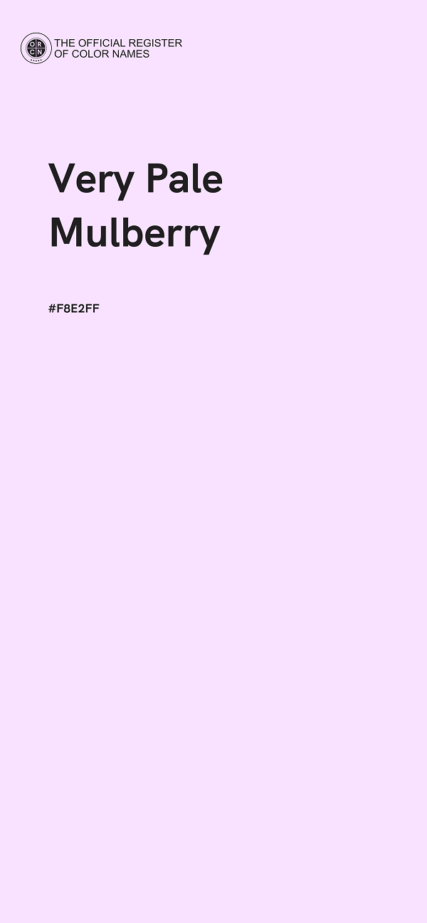 #F8E2FF - Very Pale Mulberry color image