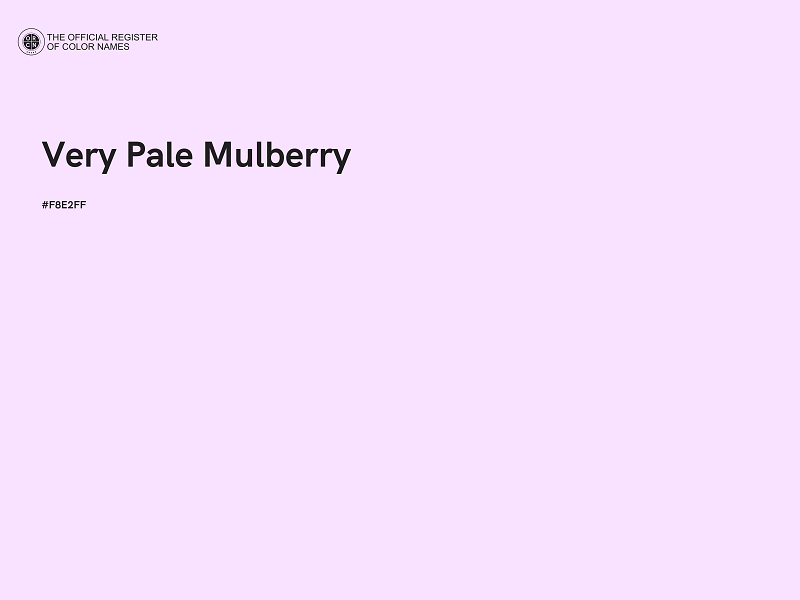 #F8E2FF - Very Pale Mulberry color image