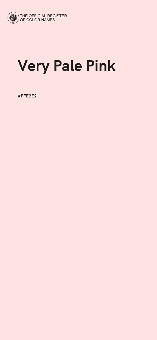 #FFE2E2 - Very Pale Pink color image