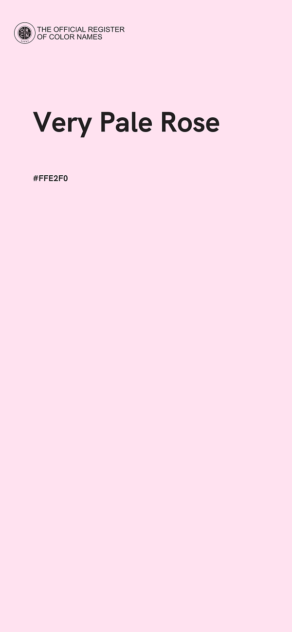 #FFE2F0 - Very Pale Rose color image