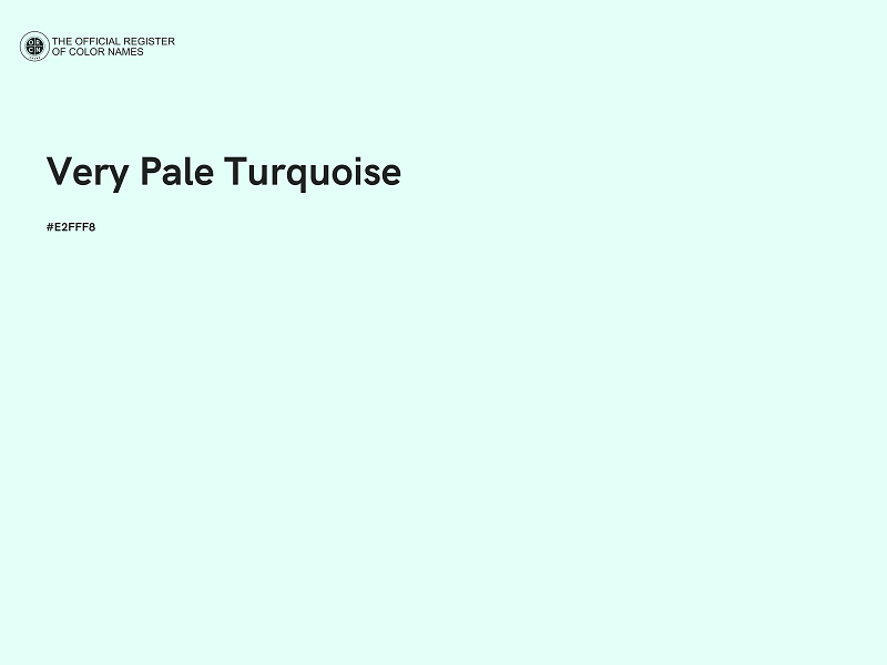 #E2FFF8 - Very Pale Turquoise color image