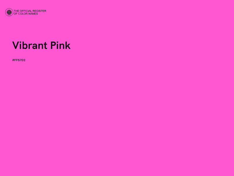 #FF57D2 - Vibrant Pink color image