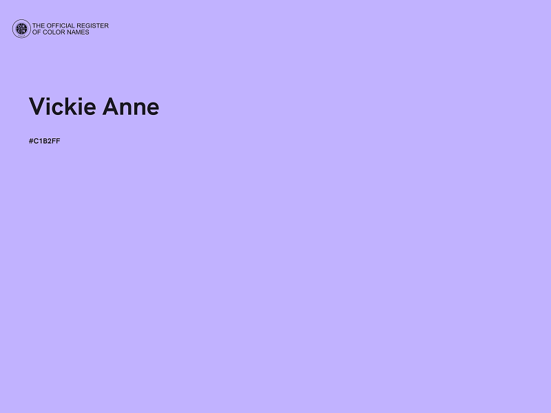 #C1B2FF - Vickie Anne color image