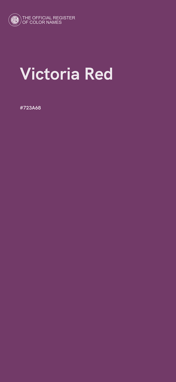 #723A68 - Victoria Red color image