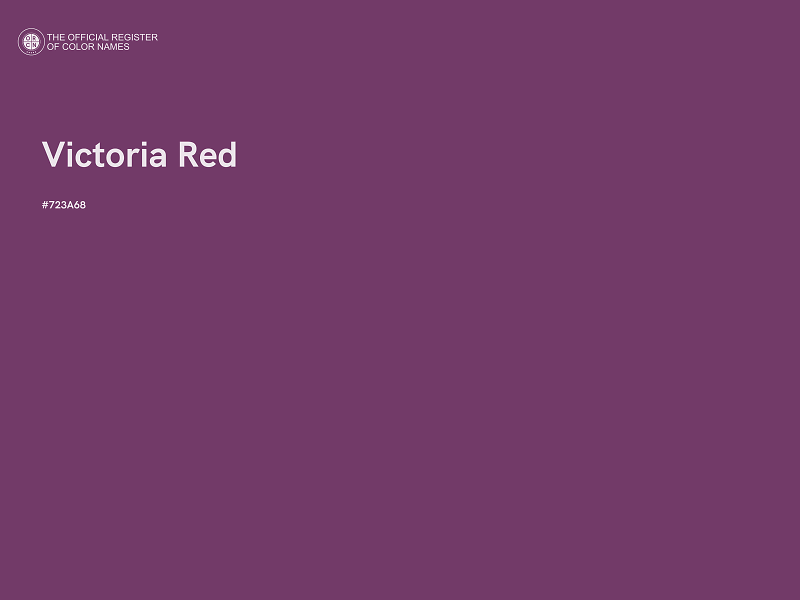 #723A68 - Victoria Red color image