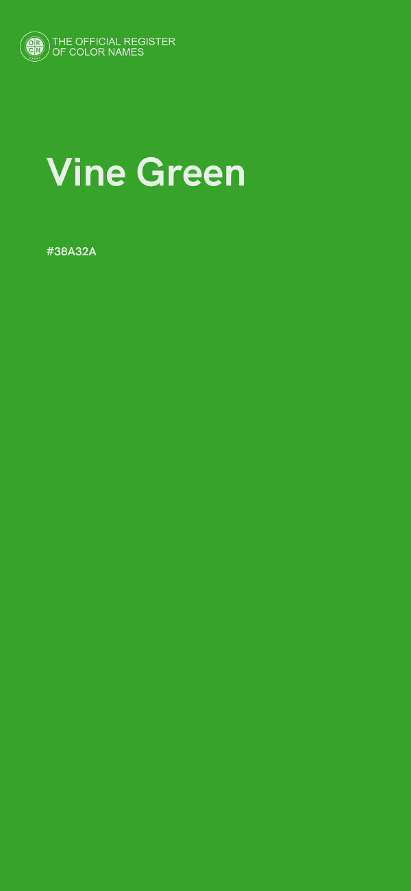 #38A32A - Vine Green color image