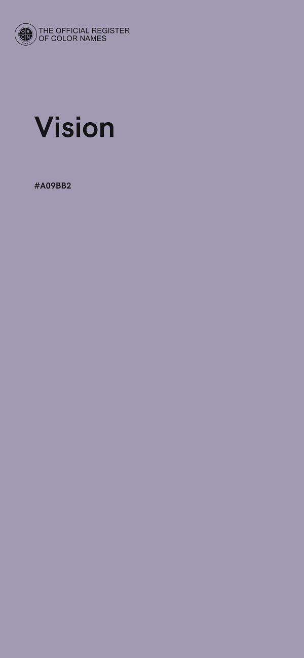 #A09BB2 - Vision color image