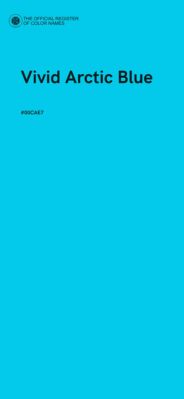 #00CAE7 - Vivid Arctic Blue color image