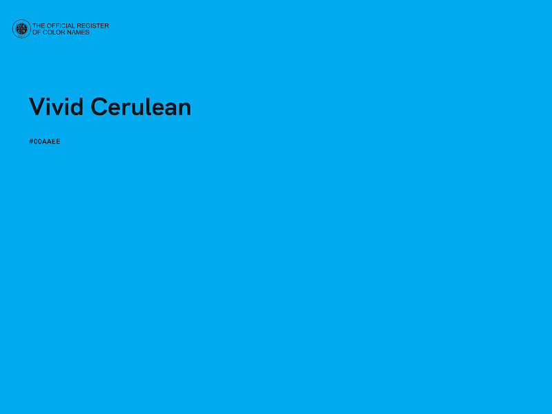 #00AAEE - Vivid Cerulean color image