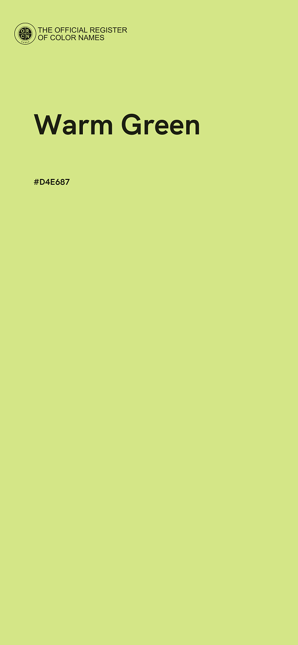 #D4E687 - Warm Green color image