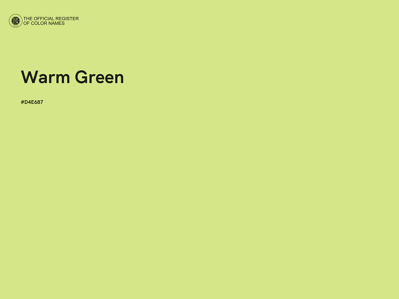 #D4E687 - Warm Green color image