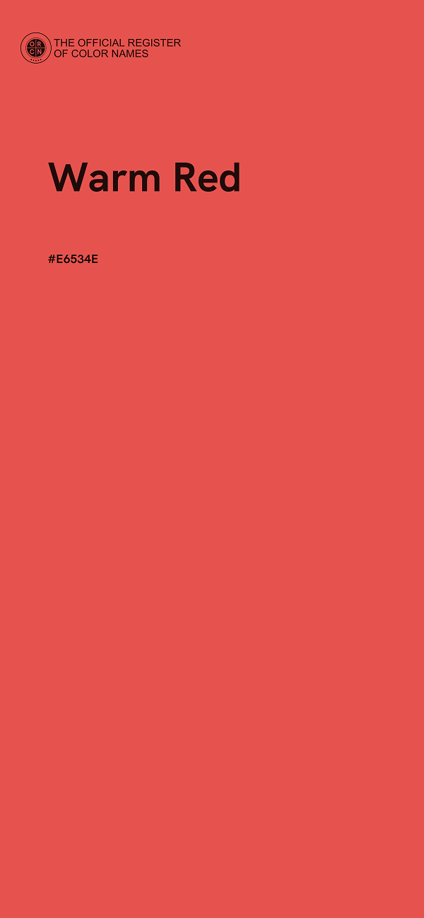 #E6534E - Warm Red color image