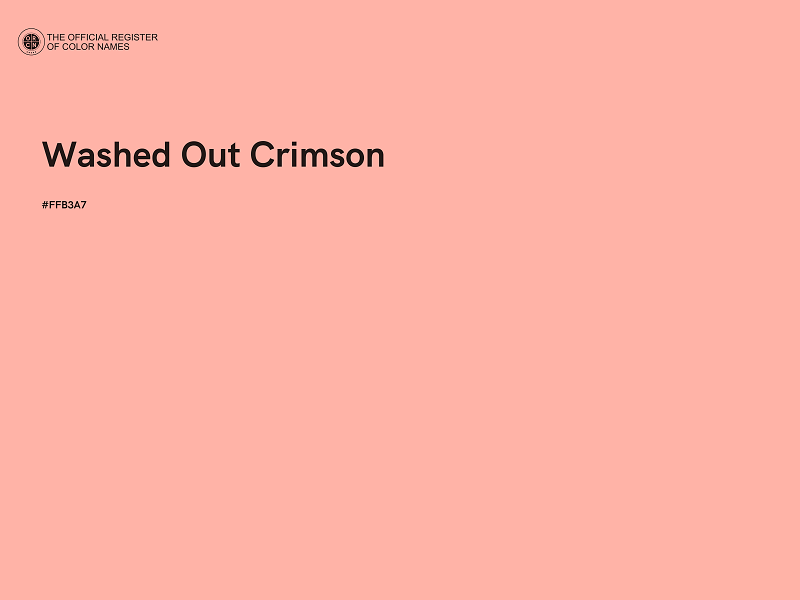 #FFB3A7 - Washed Out Crimson color image