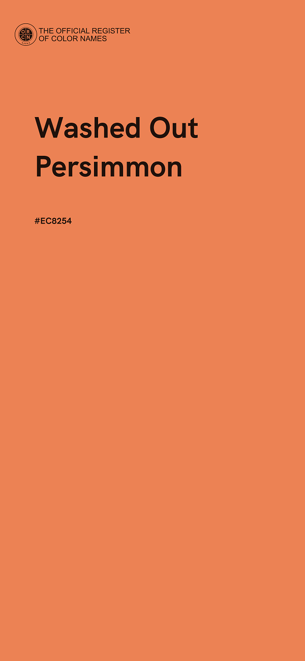 #EC8254 - Washed Out Persimmon color image