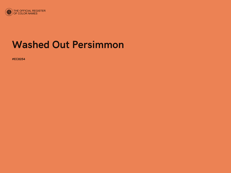 #EC8254 - Washed Out Persimmon color image