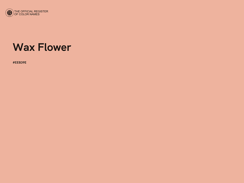 #EEB39E - Wax Flower color image