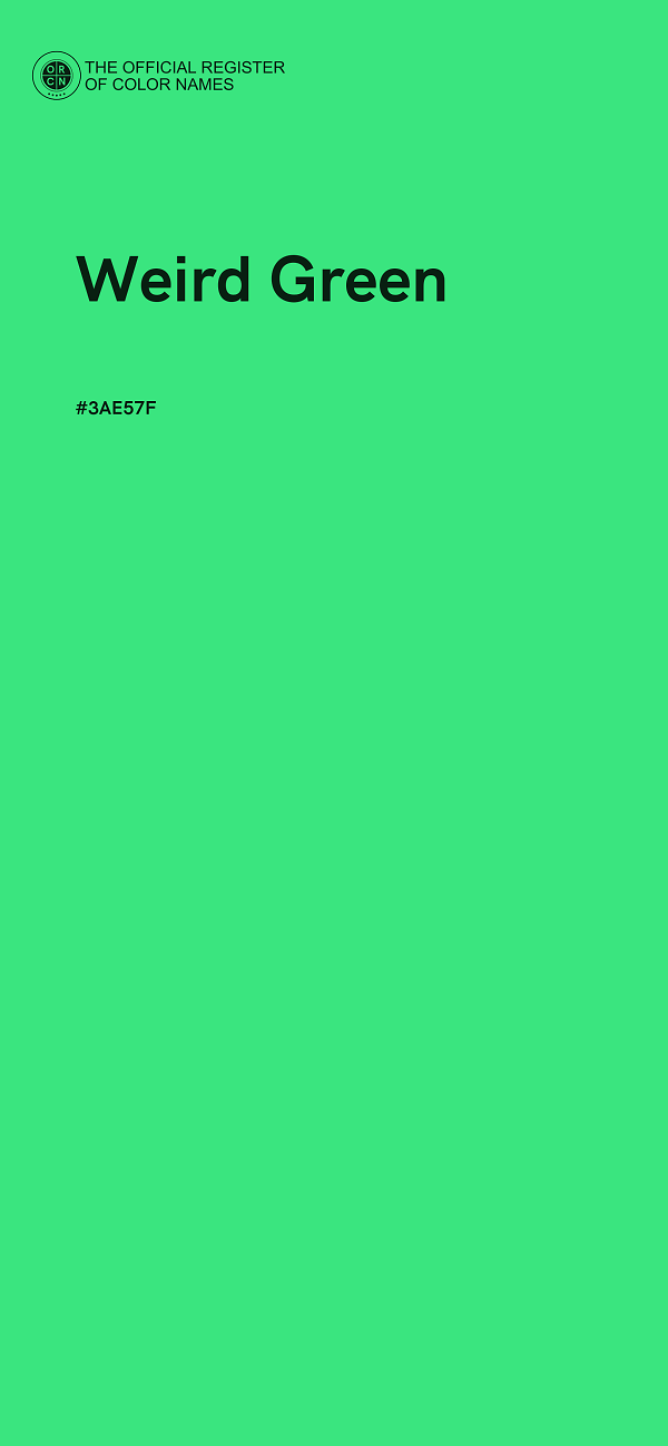 #3AE57F - Weird Green color image