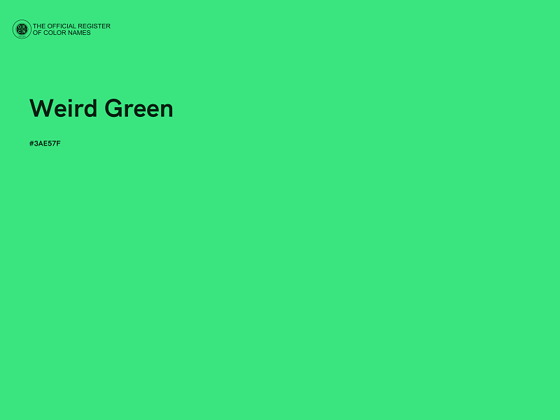 #3AE57F - Weird Green color image