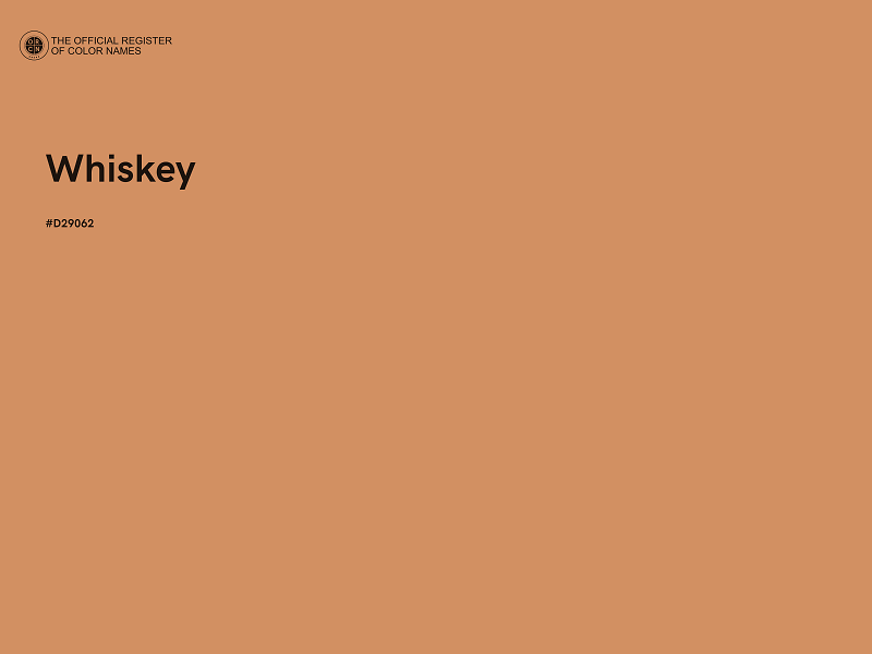 #D29062 - Whiskey color image