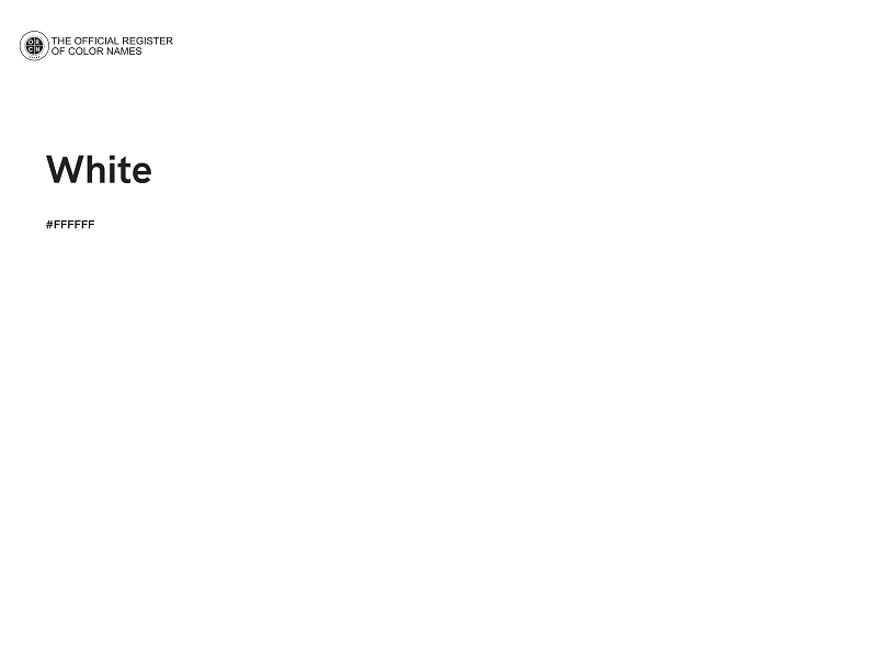 #FFFFFF - White color image