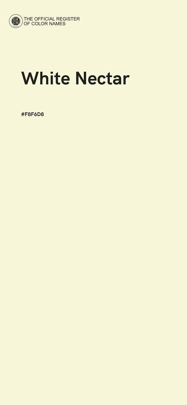 #F8F6D8 - White Nectar color image