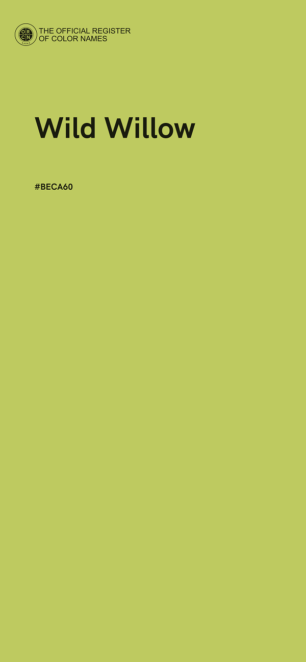 #BECA60 - Wild Willow color image