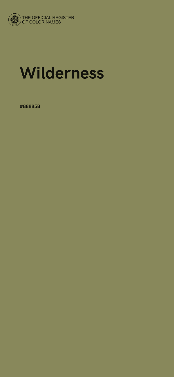 #88885B - Wilderness color image