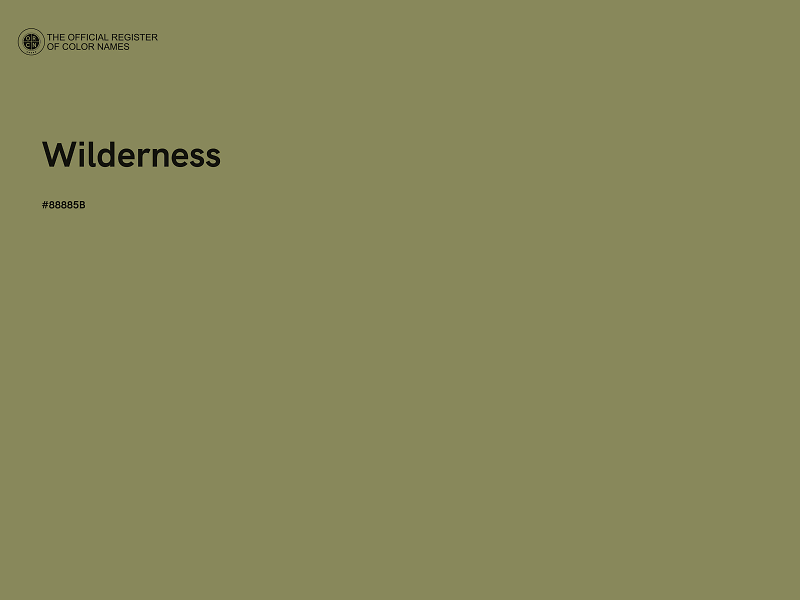 #88885B - Wilderness color image